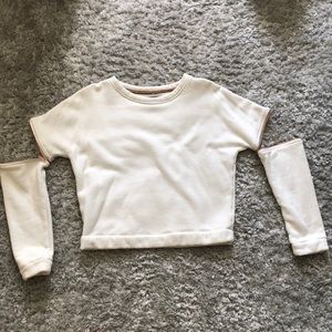 Zip Sleeve Sweatshirt